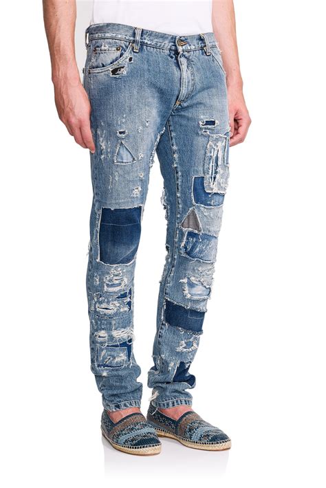 dolce gabbana pantaloni uomo|dolce gabbana men's denim.